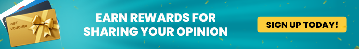 Earn rewards for sharing your opinion